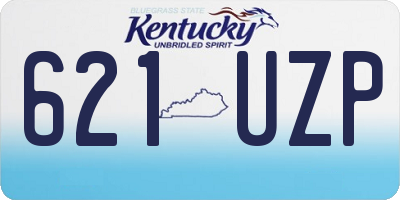 KY license plate 621UZP