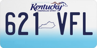 KY license plate 621VFL