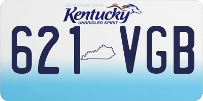 KY license plate 621VGB