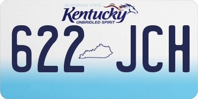 KY license plate 622JCH