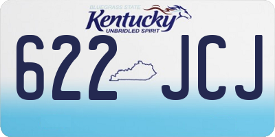 KY license plate 622JCJ