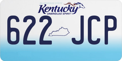 KY license plate 622JCP