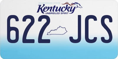 KY license plate 622JCS