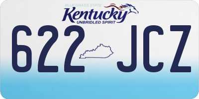 KY license plate 622JCZ