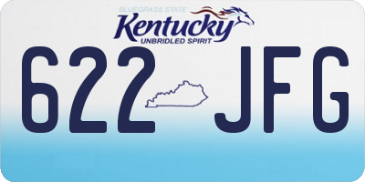 KY license plate 622JFG