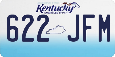 KY license plate 622JFM