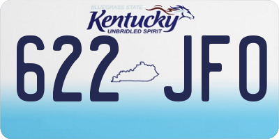 KY license plate 622JFO