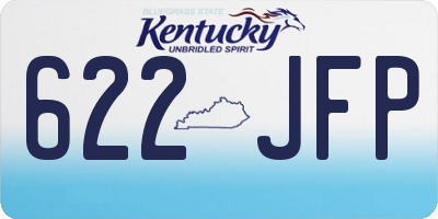 KY license plate 622JFP