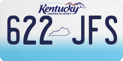 KY license plate 622JFS