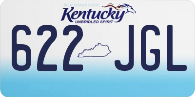 KY license plate 622JGL