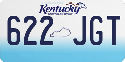 KY license plate 622JGT