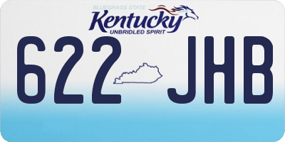 KY license plate 622JHB