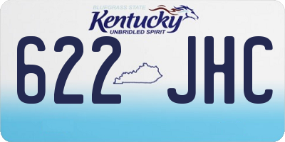 KY license plate 622JHC