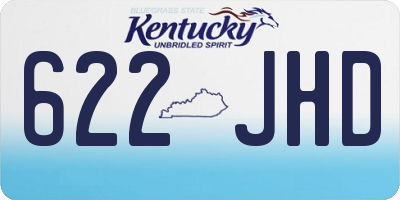 KY license plate 622JHD