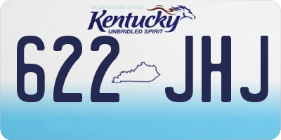 KY license plate 622JHJ