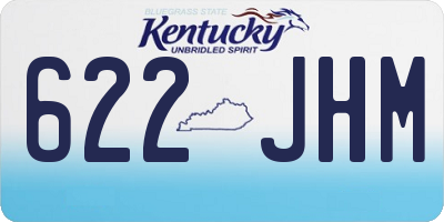 KY license plate 622JHM