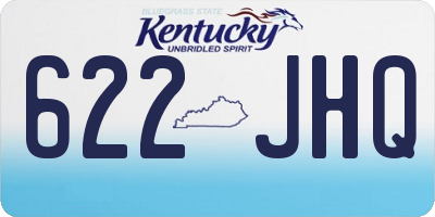 KY license plate 622JHQ