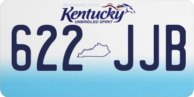 KY license plate 622JJB