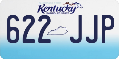 KY license plate 622JJP
