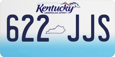 KY license plate 622JJS