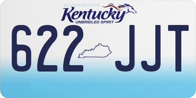 KY license plate 622JJT