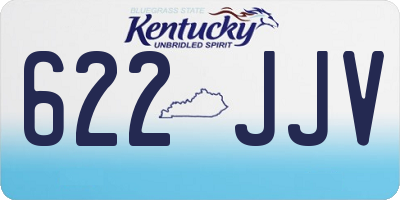 KY license plate 622JJV