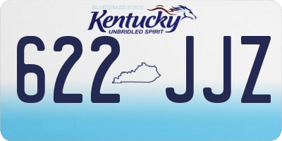 KY license plate 622JJZ