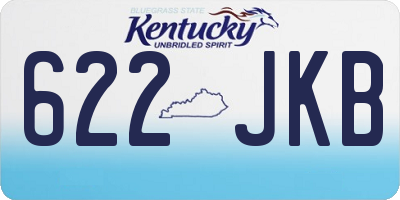 KY license plate 622JKB
