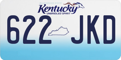KY license plate 622JKD