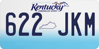 KY license plate 622JKM