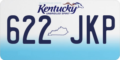KY license plate 622JKP