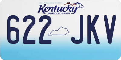 KY license plate 622JKV