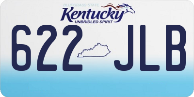 KY license plate 622JLB