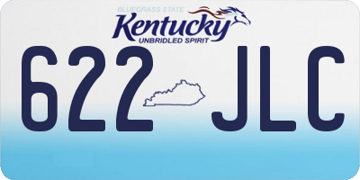 KY license plate 622JLC