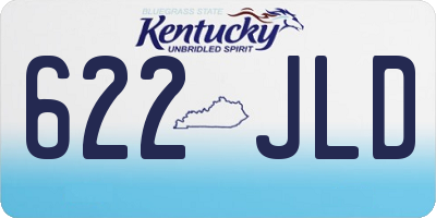 KY license plate 622JLD
