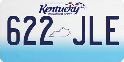 KY license plate 622JLE