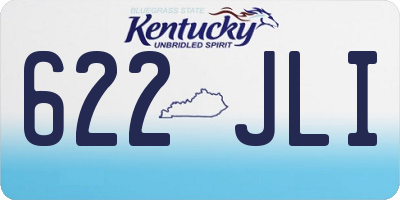 KY license plate 622JLI
