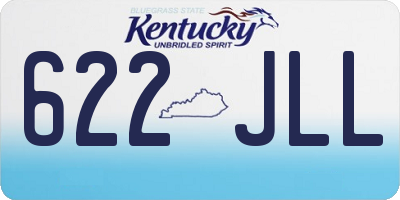 KY license plate 622JLL