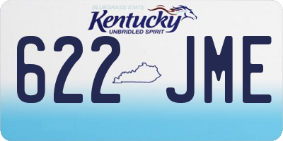 KY license plate 622JME