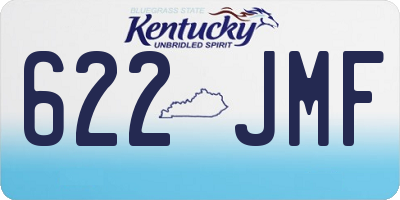 KY license plate 622JMF