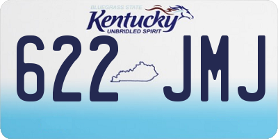 KY license plate 622JMJ