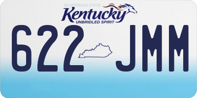 KY license plate 622JMM