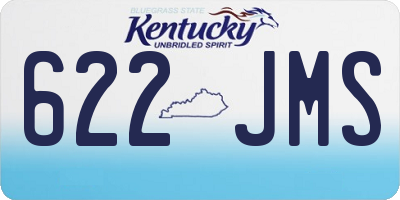 KY license plate 622JMS