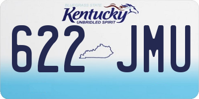 KY license plate 622JMU