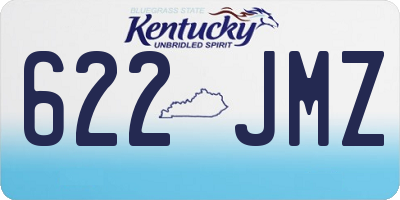 KY license plate 622JMZ