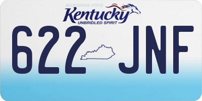 KY license plate 622JNF