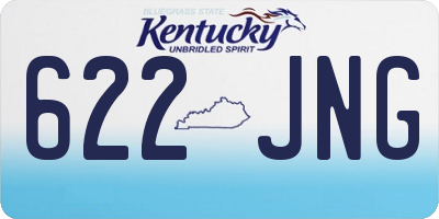 KY license plate 622JNG