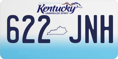 KY license plate 622JNH