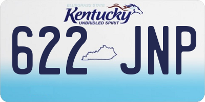 KY license plate 622JNP