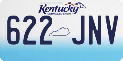 KY license plate 622JNV